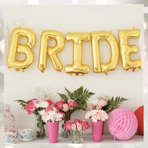 Μπαλόνια BRIDE Χρυσό – 42 cm
