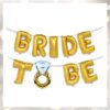 Μπαλόνια Bride To Be με δαχτυλίδι – Ασημί