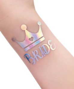 Bride Rainbow Τατουάζ με Κορόνα
