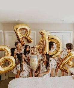 Μπαλόνια BRIDE Χρυσό – 102 cm