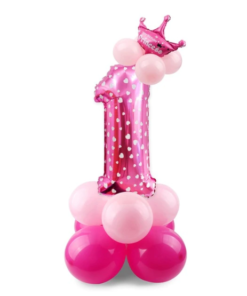 Μπαλόνια Πρώτων Γενεθλίων Πύργος – Πριγκίπισσα
