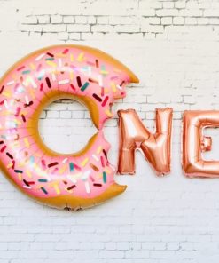 Μπαλόνι Με Donut – One Ροζ Χρυσό