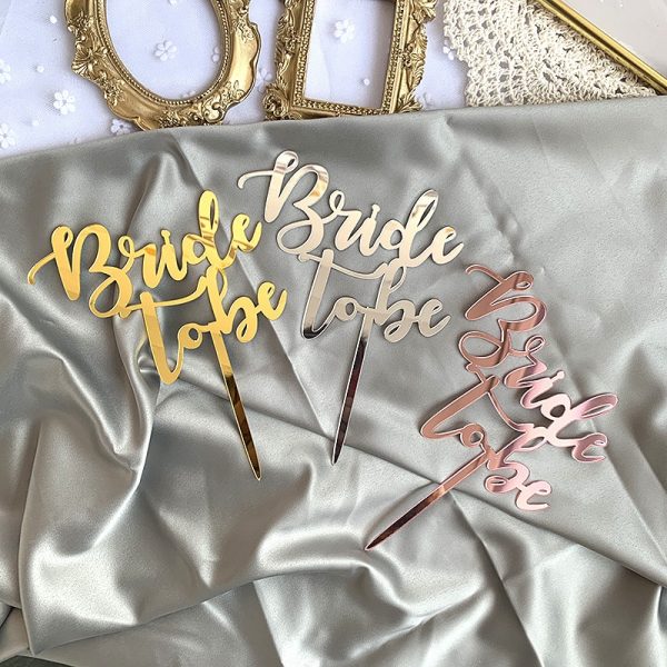 bride to be cake topper