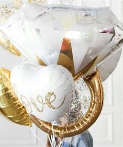 Μπαλόνι Διαμαντένιο Δαχτυλίδι Γάμου – Χρυσό
