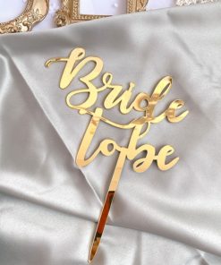 Διακοσμητικό Τούρτας Bride to Be – Χρυσό