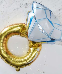 Μπαλόνι Δαχτυλίδι Γάμου – Χρυσό