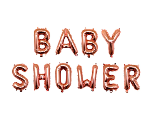 Μπαλόνι – Baby Shower Ροζ Χρυσό