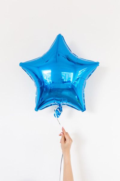 Μπαλόνι Foil Σε Σχήμα Αστέρι – Μπλε