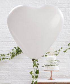 Μπαλόνι Καρδιά Latex – Λευκό