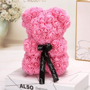 Rose Bear 25cm Ροζ