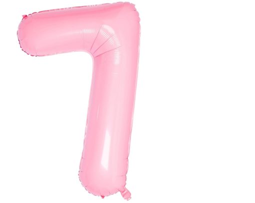 Μπαλόνι Αριθμός 7 Ροζ 102CM