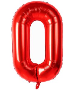 Μπαλόνι Αριθμός 0 Κόκκινο 102CM