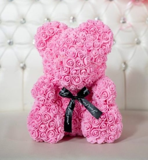 Rose Bear 40cm Ροζ