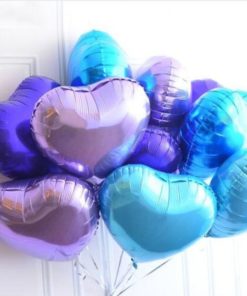 Μπαλόνι Foil Σε Σχήμα Καρδιά – Μπλε
