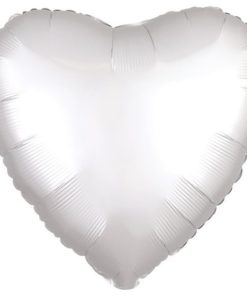 Μπαλόνι Foil Σε Σχήμα Καρδιά – Λευκό
