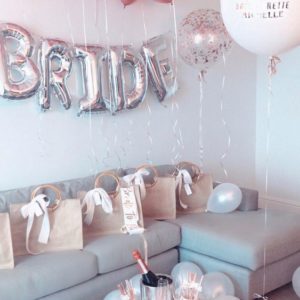 Μπαλόνια BRIDE Ασημί – 42 cm