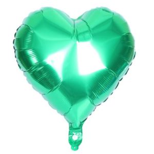 Μπαλόνι Foil Σε Σχήμα Καρδιά – Πράσινο