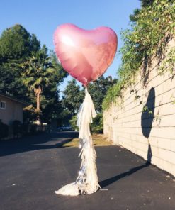Μεγάλο Μπαλόνι Foil Σε σχήμα Καρδιά 75cm – Ροζ Χρυσό