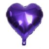 Μπαλόνι Foil Σε Σχήμα Καρδιά – Μωβ Σκούρο