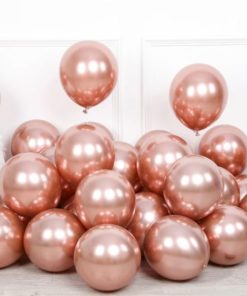 Ροζ Χρυσό Μεταλλικά Μπαλόνια