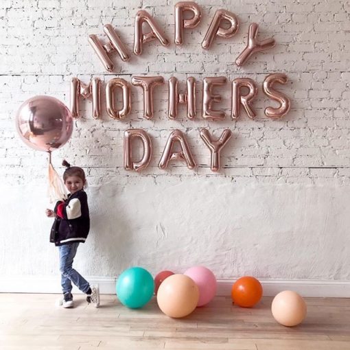 Μπαλόνι Happy Mothers Day – Ροζ Χρυσό