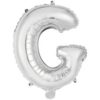 Μπαλόνια foil Γράμμα G – ασημί