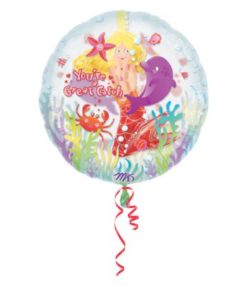 Μπαλόνι Διάφανο Στρογγυλό – Youre A Great Catch Με Γοργόνα