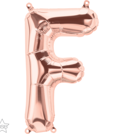 Μπαλόνια foil Γράμμα F – Ροζ χρυσό (Αντιγραφή)