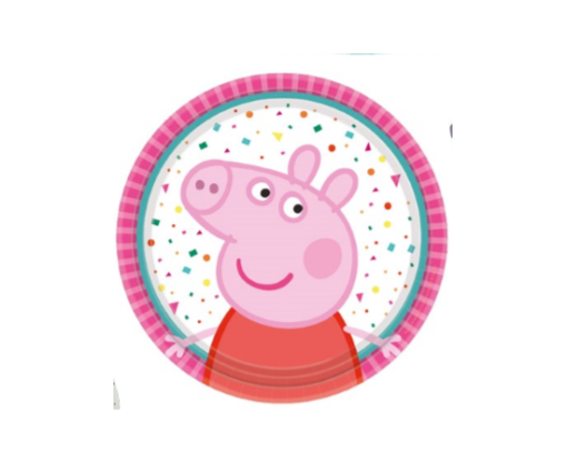 Χάρτινα Πιάτα Γλυκού – Peppa Pig 8τμχ