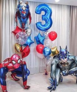 Γενέθλια Με Τον Spider-Man Και Τον Batman
