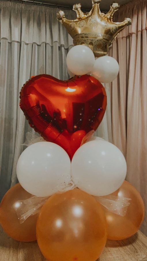 Valentine’s Day Balloon Tower – diy