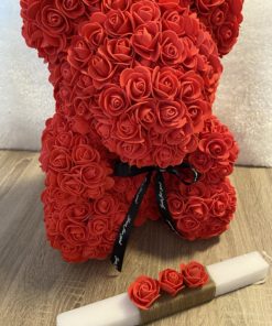 Rose Bear Κόκκινο Μεγάλο & Λαμπάδα