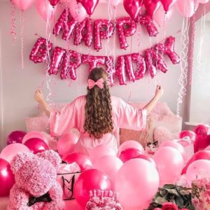 happy birthday μπαλόνι roz