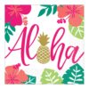 Χαρτοπετσέτες φαγητού Aloha-Pineapple-Flamingo