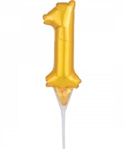 Μπαλόνι Φοιλ Μικρό Number 1 Χρυσό