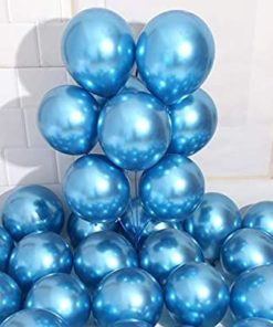 Μπλε Μεταλλικά Μπαλόνια