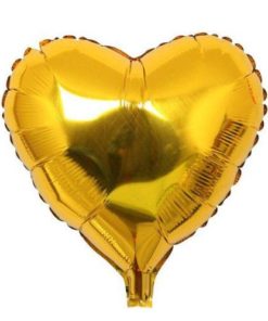 Μπαλόνι Foil Σε Σχήμα Καρδιά – Χρυσό