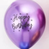 happy birthday μωβ μεταλλικό μπαλόνι