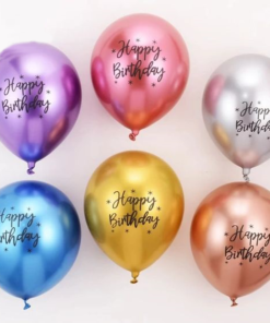 Μπαλόνι Μεταλλικό – Ροζ Χρυσό Happy Birthday