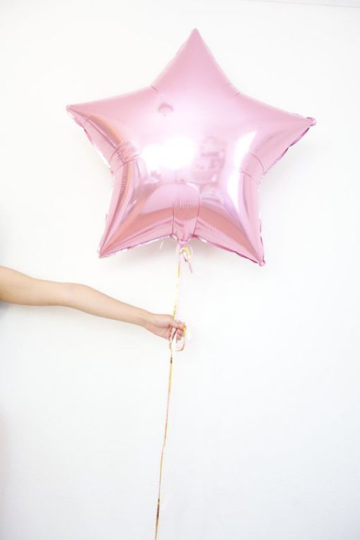 Μπαλόνι Foil Σε Σχήμα Αστέρι – Ροζ