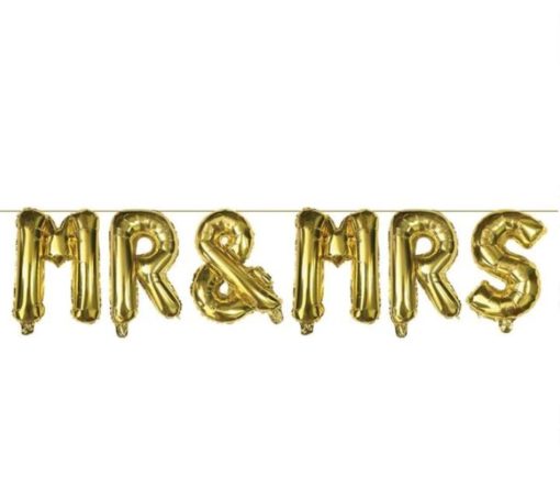 Μπαλόνι Γράμματα Mr & Mrs