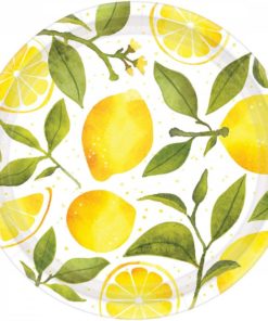 Πιάτα Χάρτινα Φαγητού Lemons / 8 τεμ