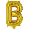 Μπαλόνια foil Γράμμα B – χρυσό