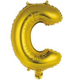 Μπαλόνια foil Γράμμα C – χρυσό