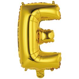 Μπαλόνια foil Γράμμα E – χρυσό