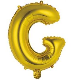 Μπαλόνια foil Γράμμα G – χρυσό