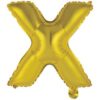 Μπαλόνια foil Γράμμα X – χρυσό