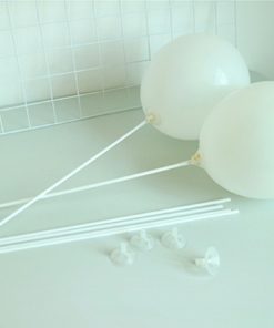Πλαστικό καλαμάκι στήριξης για μπαλόνι λάτεξ και φοιλ