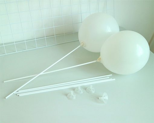Πλαστικό καλαμάκι στήριξης για μπαλόνι λάτεξ και φοιλ