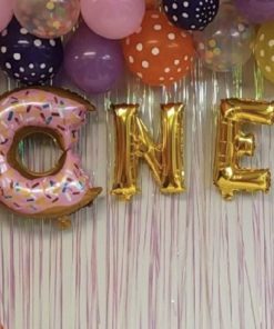 Μπαλόνι Με Donut – One Χρυσό